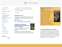 Tablet Screenshot of ecomusee-creusot-montceau.fr